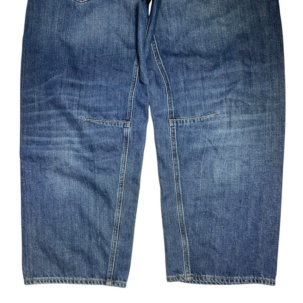 Madewell Medium Wash High-Rise Cropped Wide-Leg Jeans - Picture 3 of 11
